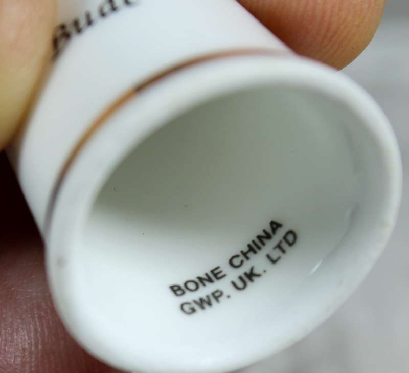 Bone China thimble - Bude