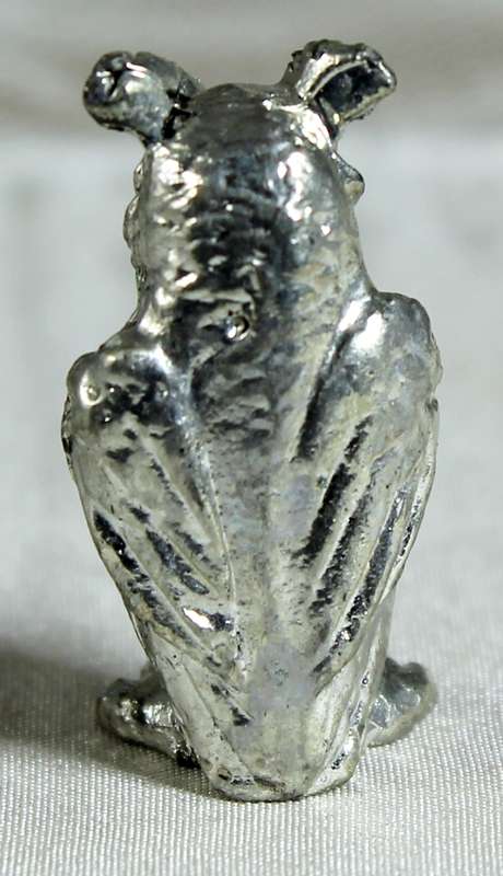 Miniature Owl - Silver - Lead Filled