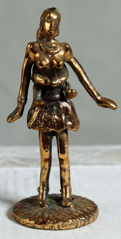 Miniature Mother & Baby - Copper  - Lead Filled