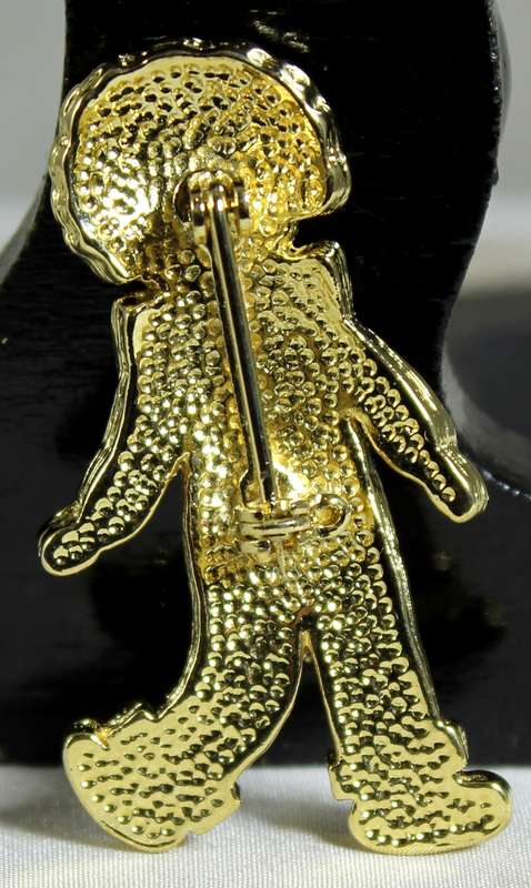 Miniature Clown Broach With Diamante