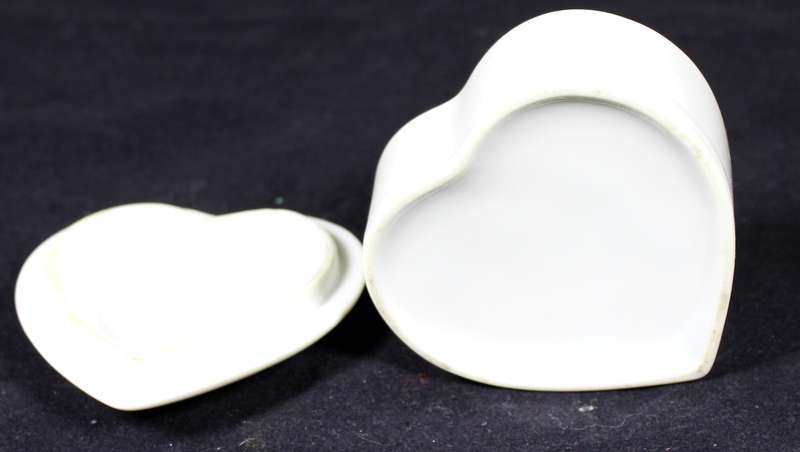 Heart Shaped Porcelain Container