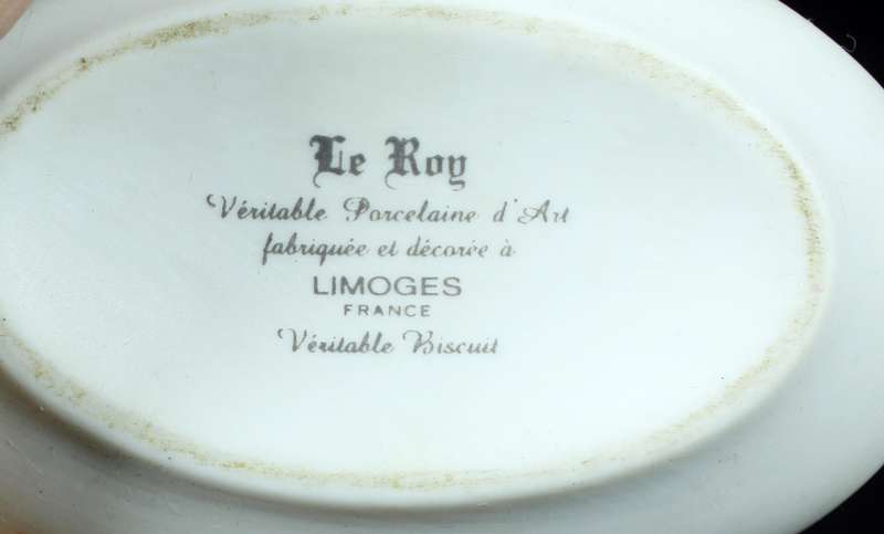 Le Roy Limoges Lidded Trinket Box