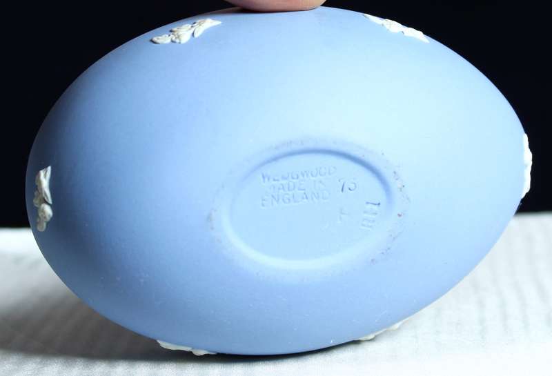 Wedgewood Egg Shape Container