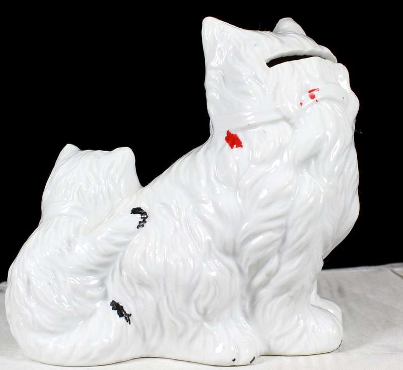 Porcelain Cat with Kitten Money Box