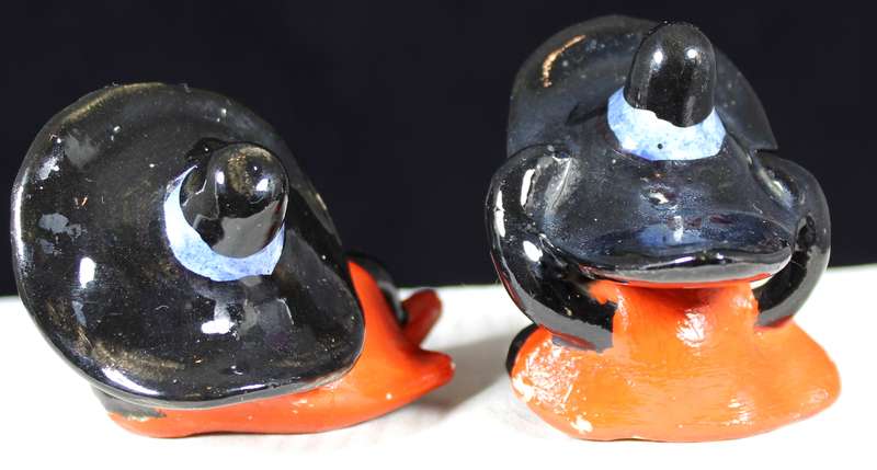 Vintage Japanese Anthropomorphic Witches - Ladybug Salt & Pepper Set