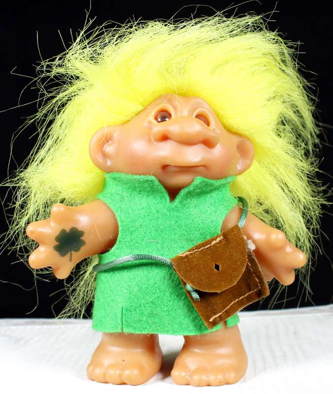 Playmates Original TT Troll Irish Man With Bag