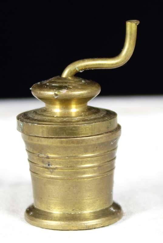 Miniature Brass Butter Churn