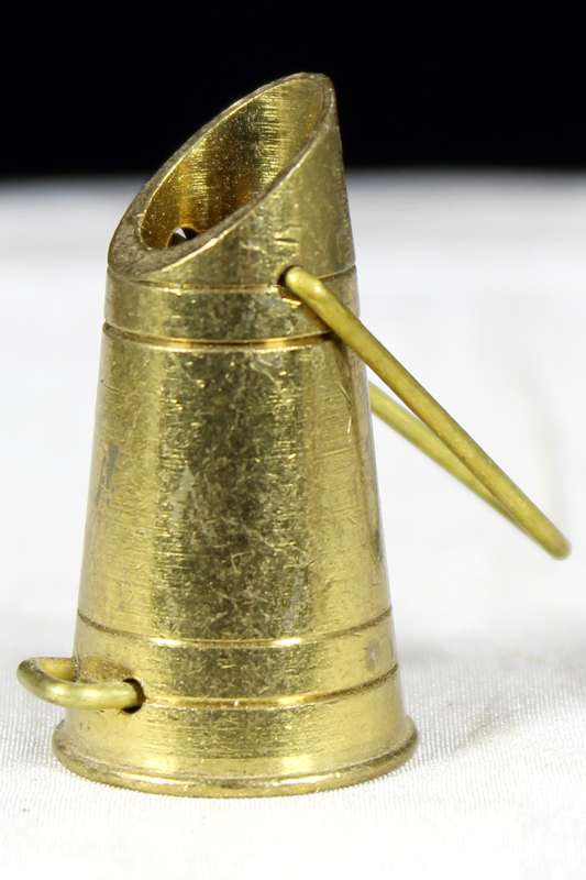 Miniature Brass Coal Shuttle