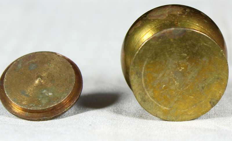 Miniature Brass Lidded Pot
