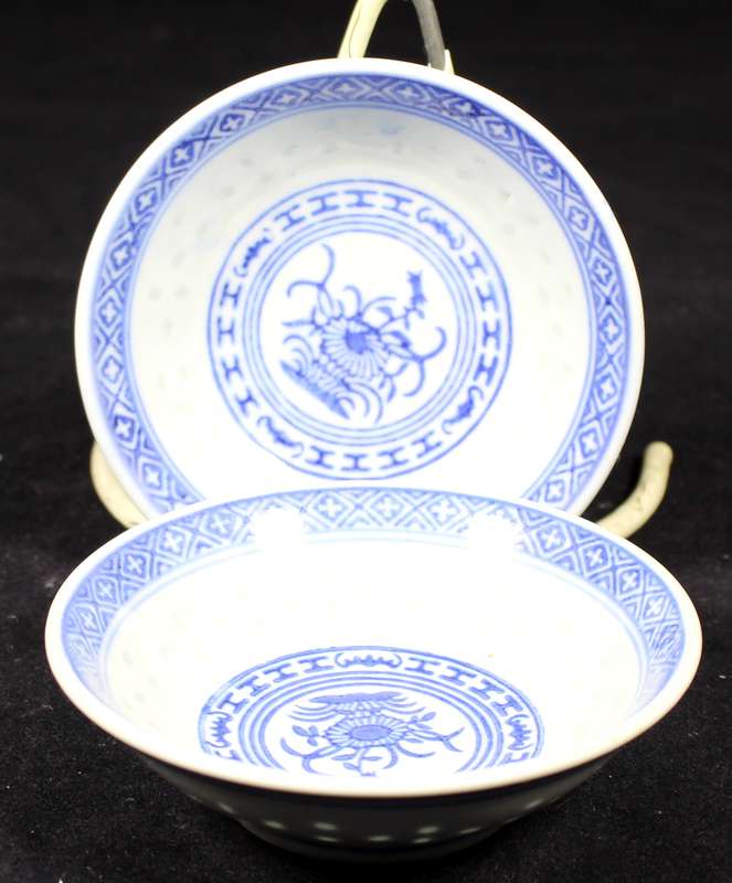 Pair of Chinese Condiment Bowls
