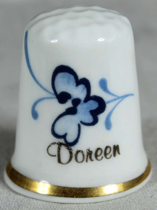 Bone China thimble - Doreen