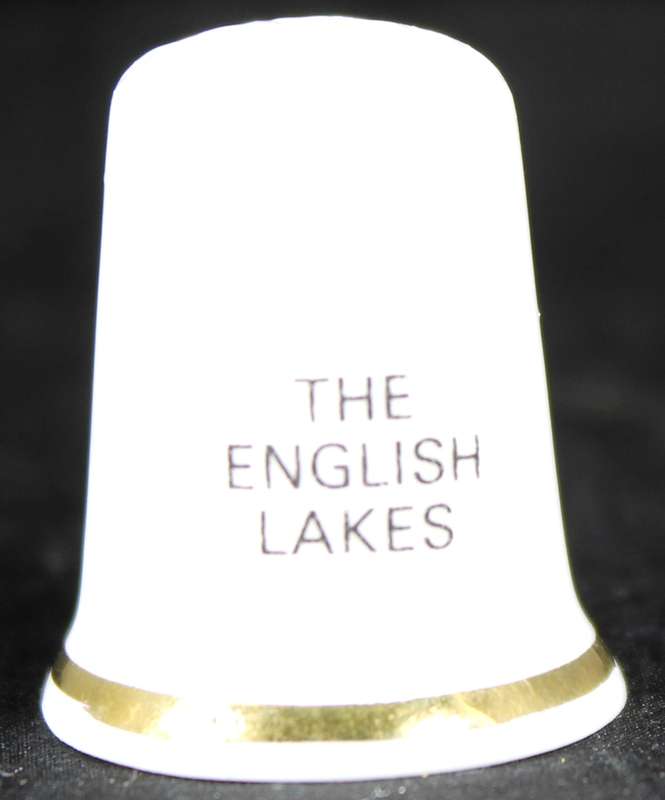 Porcelain Thimble - D.M. Gould - Windermere