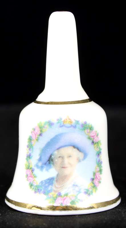 Porcelain Bell - Hundredth Birthday of H.M. Queen Elizabeth