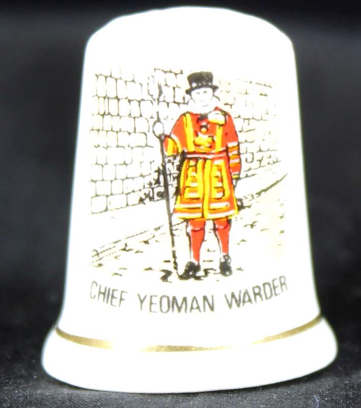 Porcelain Thimble - Jean Manson - Chief Yeoman Wanderer
