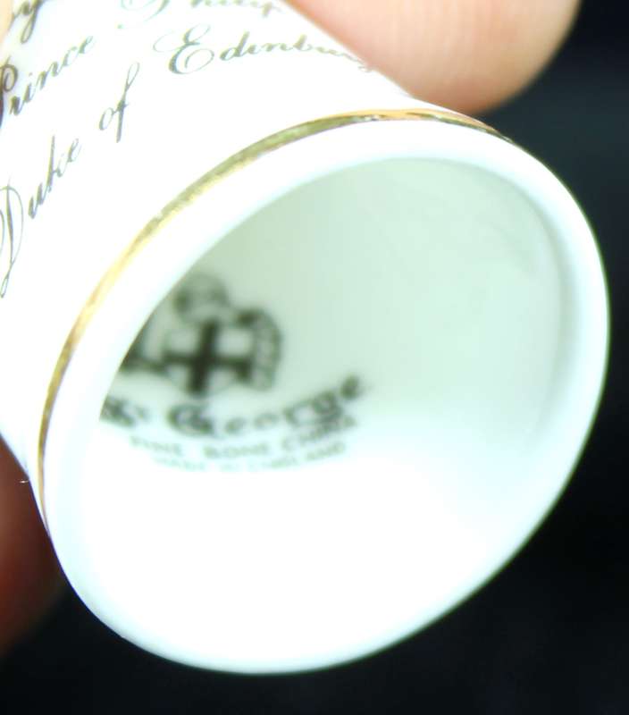 Royalty Thimble - St George - Prince Phillip