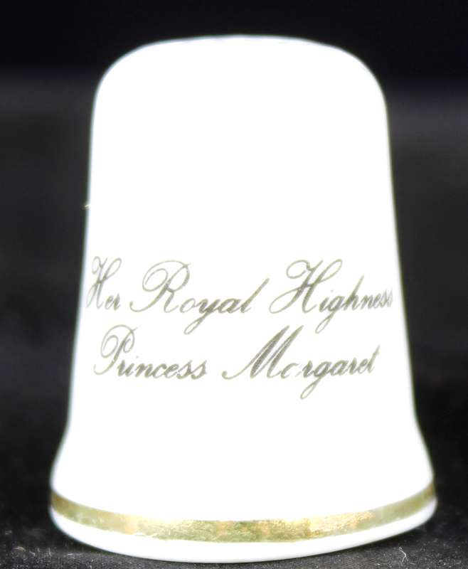 Royalty Thimble - St George - Princess Margaret