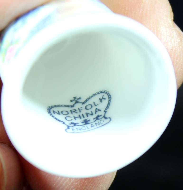 Royalty Thimble - Norfolk - Queen Mother - Hundred Years
