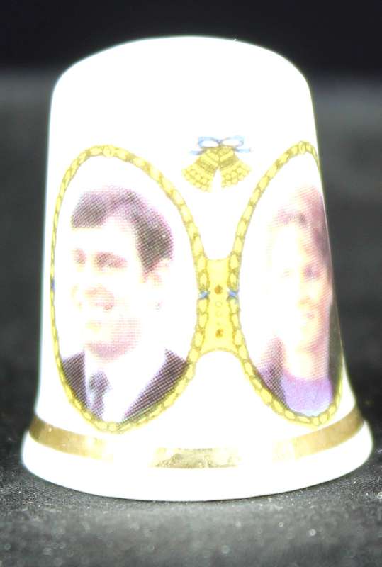 Royalty Thimble - Prince Andrew & Sarah Ferguson