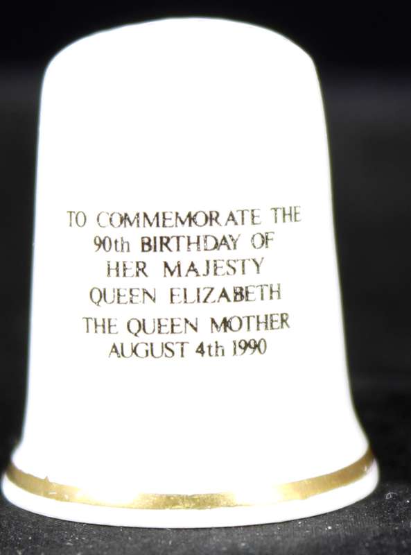 Royalty Thimble - Thimblemania - Queen Mother