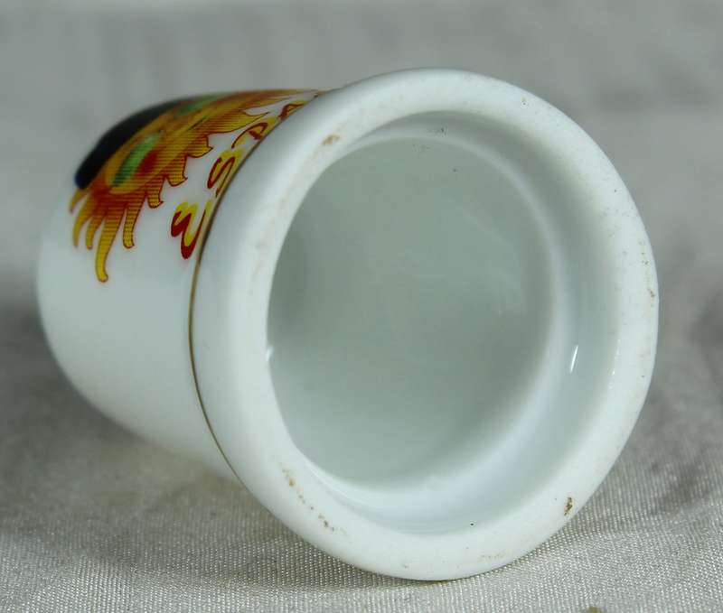 Bone China thimble - Espana