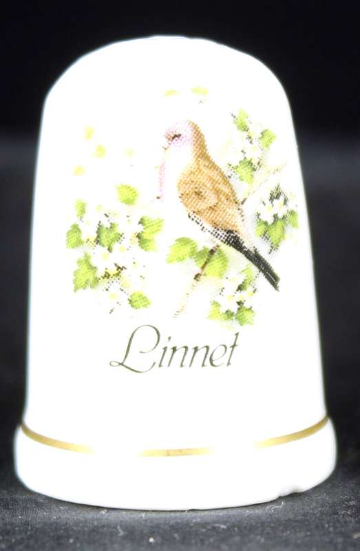 Porcelain Thimble - Johnson - Linnet
