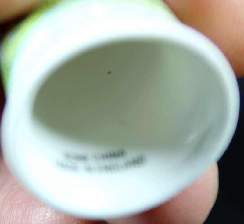 Porcelain Thimble - Hever Castle