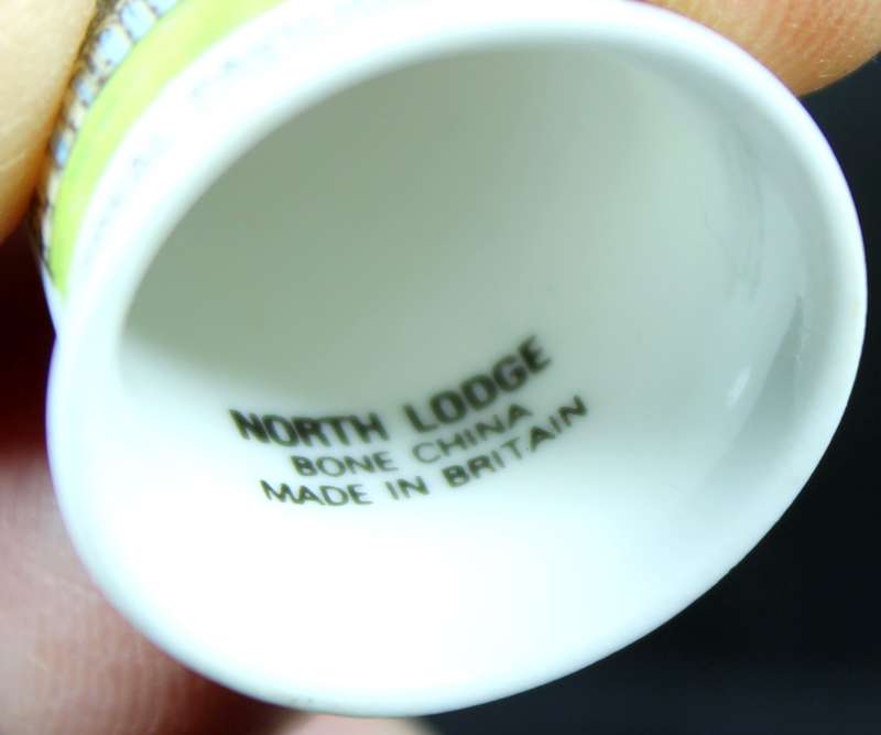 Porcelain Thimble - North Lodge - Royal Pavilion - Brighton