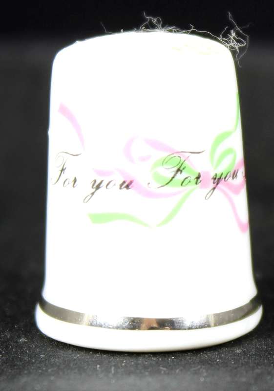 Porcelain Thimble - For You