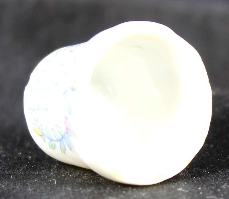Porcelain Thimble - Home Sweet Home