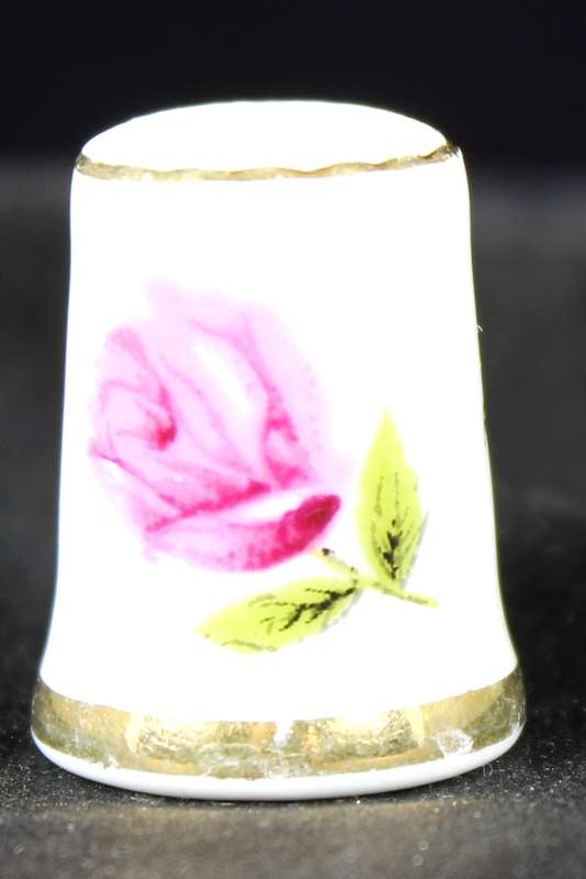 Porcelain Thimble - Rdo. LLoret de Mar - Rose