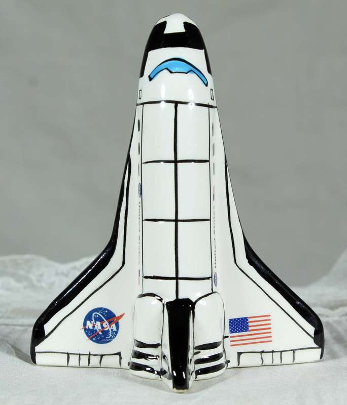 Space shuttle salt shaker