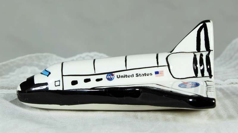 Space shuttle salt shaker