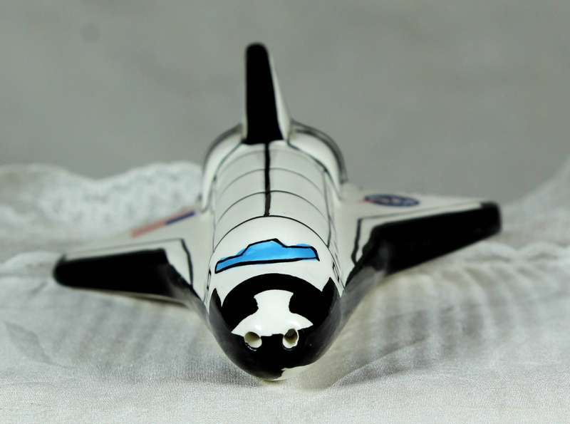 Space shuttle salt shaker