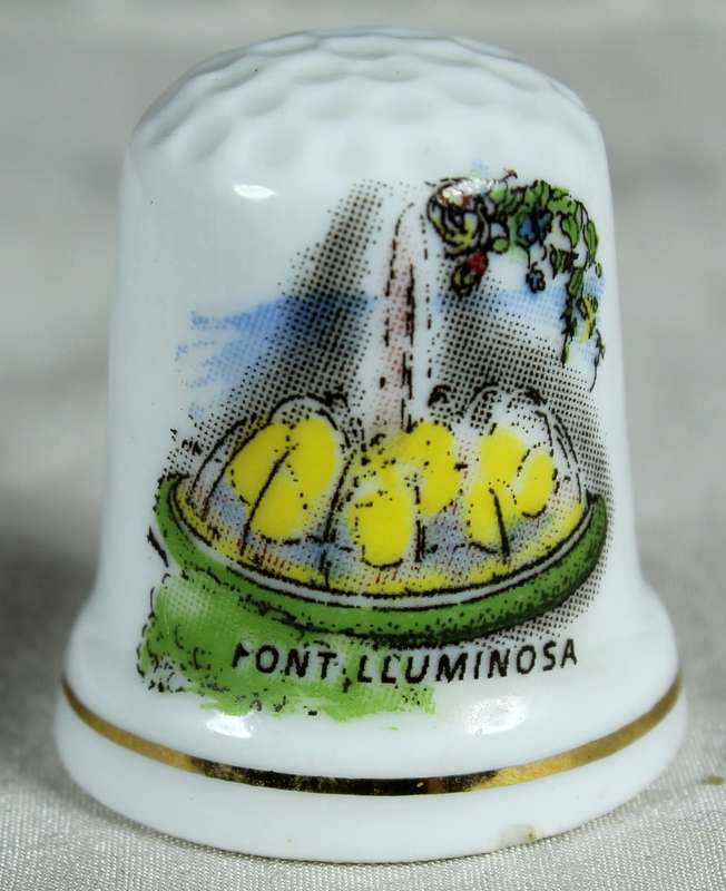 Bone China thimble - Rdo. de Salou