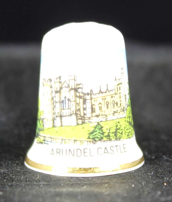 Porcelain Thimble - Arundel Castle