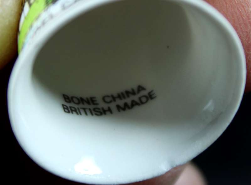 Porcelain Thimble - Arundel Castle