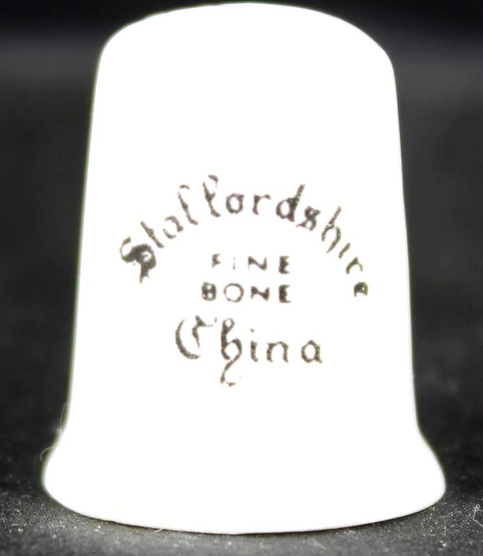 Porcelain Thimble - Staffordshire - Goose
