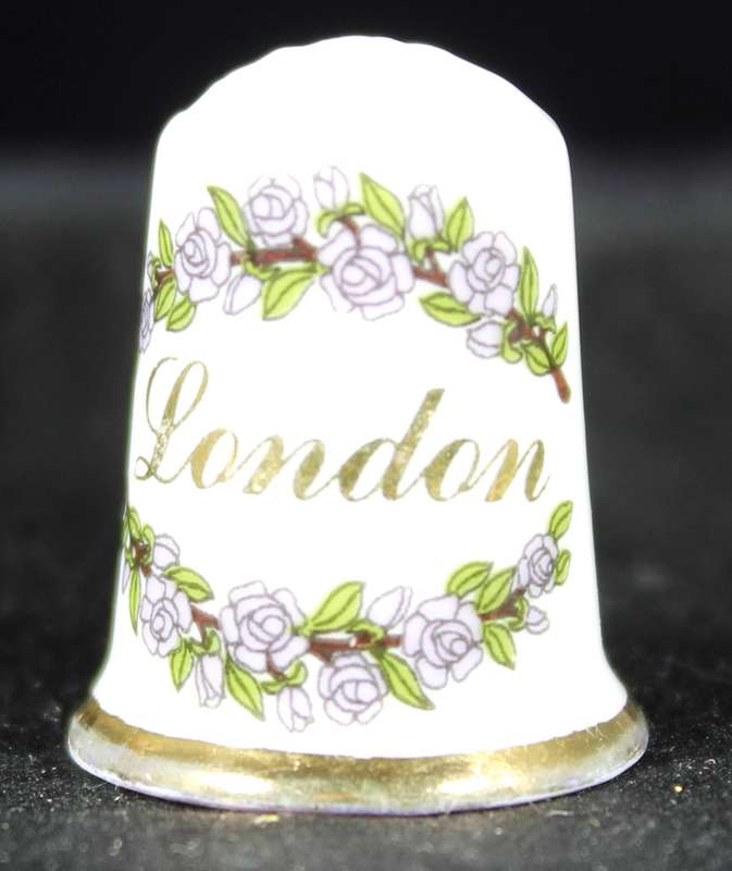 Porcelain Thimble - Lambert - London
