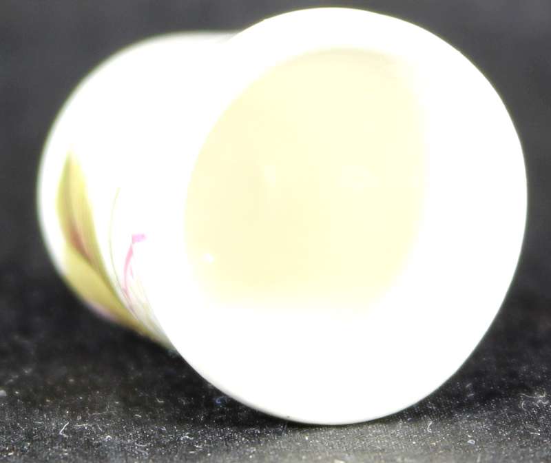 Porcelain Thimble - Pink & Purple Flowers