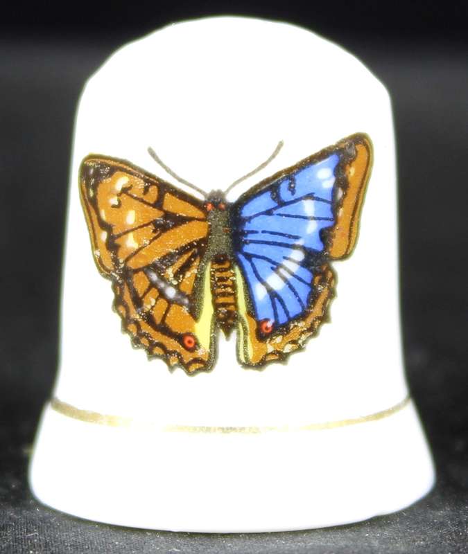Porcelain Thimble - Butterfly
