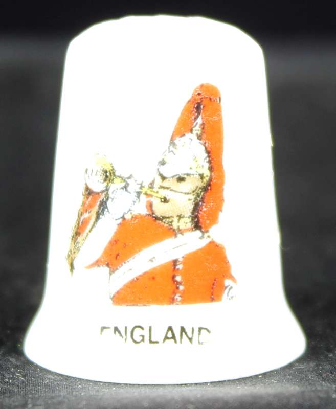 Porcelain Thimble - Royal Horse Guard