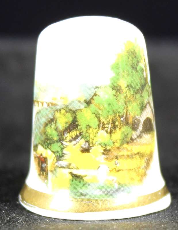Porcelain Thimble - Finsbury Landscape