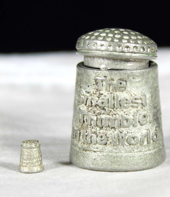Metal Thimble - World's Smallest Thimble
