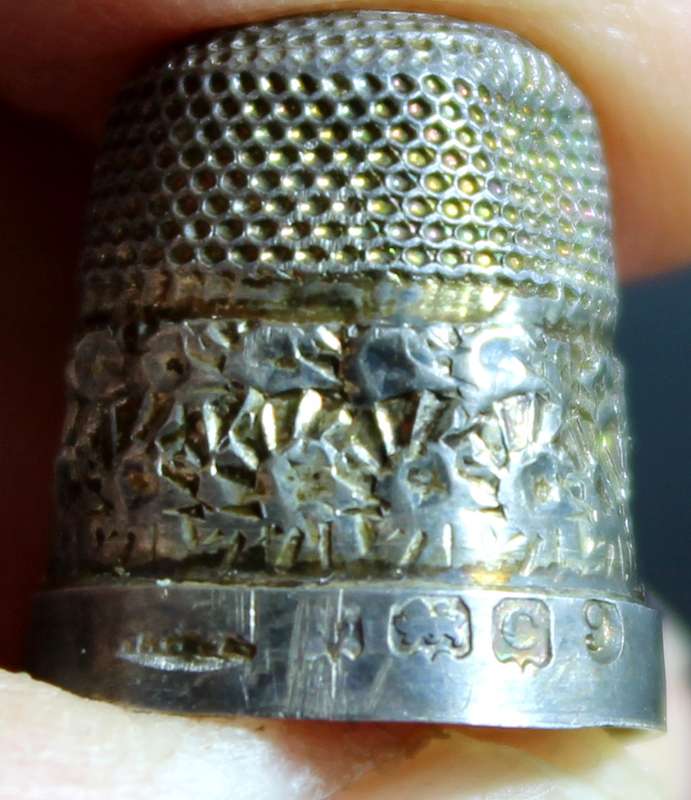 Silver Thimble - Hallmarked - English