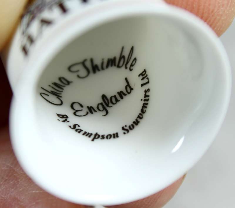 Bone China thimble - Bath