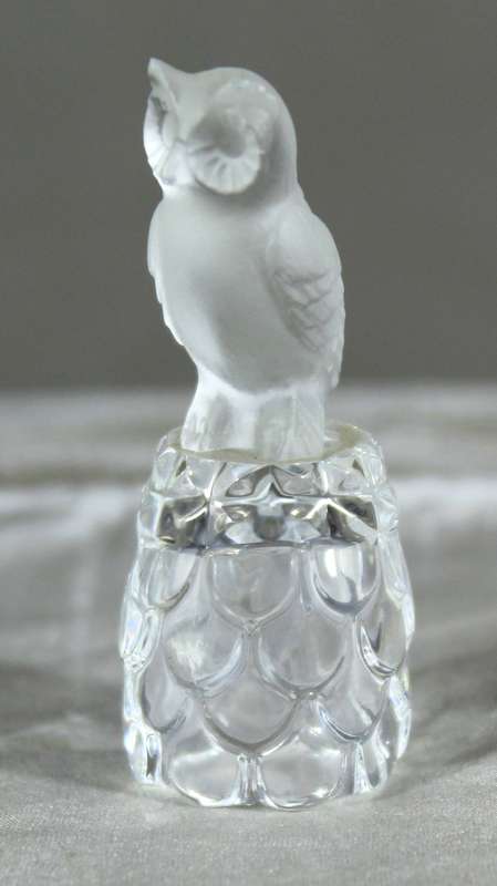 Swarovski Owl on a Thimble