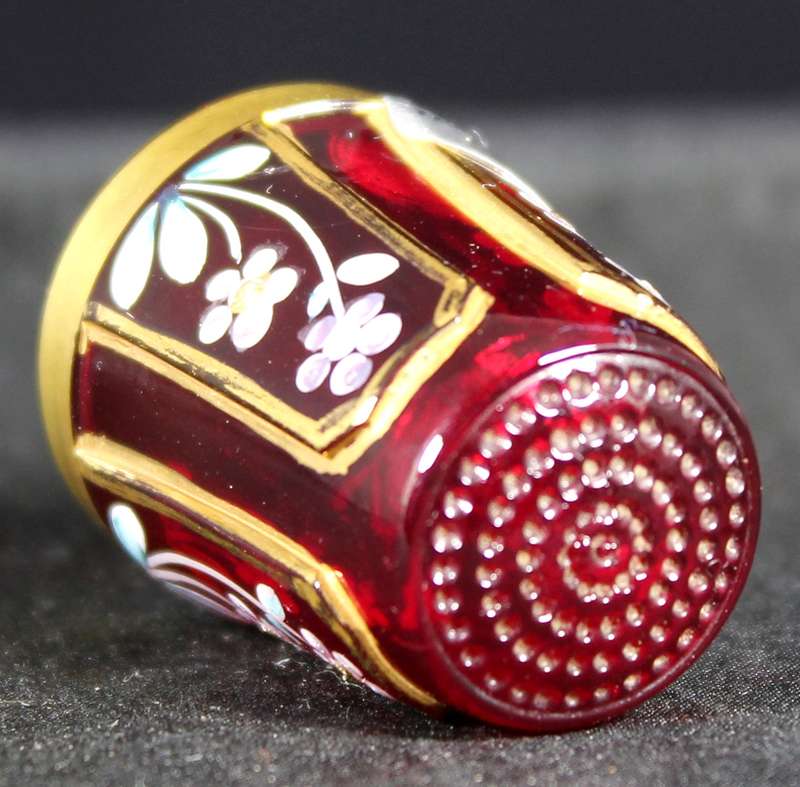 Ullmann Cryst Glass Thimble