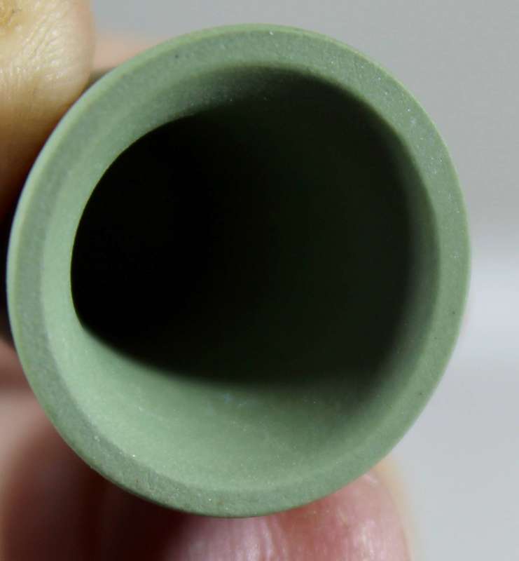 Wedgwood Green Jasperware Thimble - Floral Girl