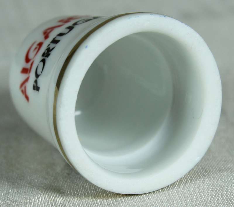 Bone China thimble - Algarve - Portugal