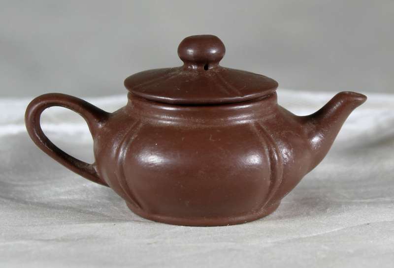 Miniature pottery teapot